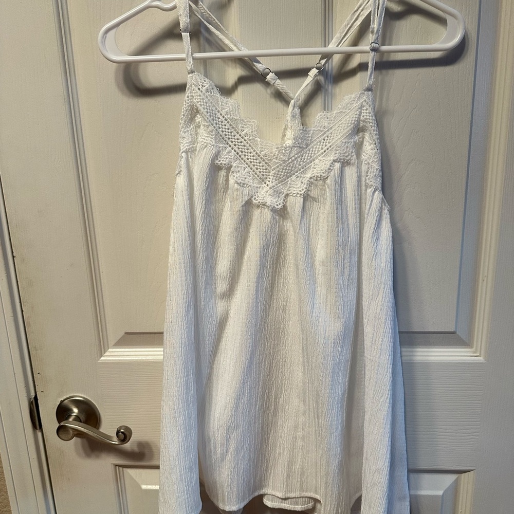 SHEIN Ivory Textured Blouse